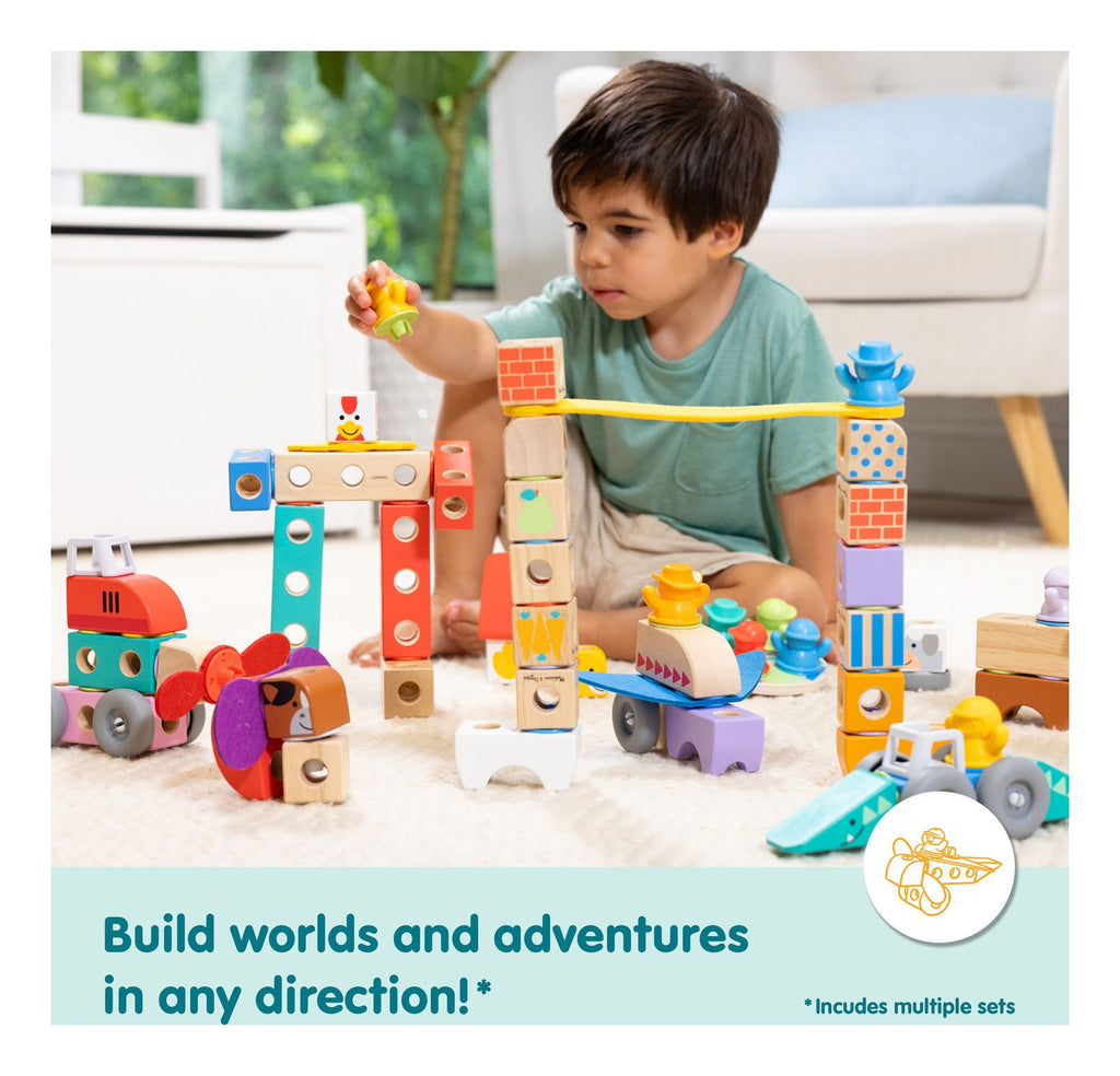 Melissa & Doug - Blockables Woodland Building