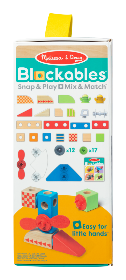 Melissa & Doug - Blockables Vehicles Building