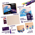 3D PICTURES Famous Masterpieces DIY set ”Big wave in Kanawaga”