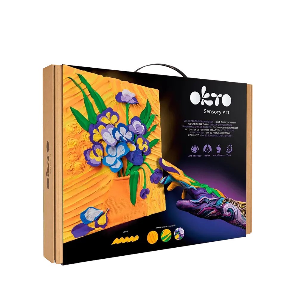 3D PICTURES Famous Masterpieces DIY set ”Irises”