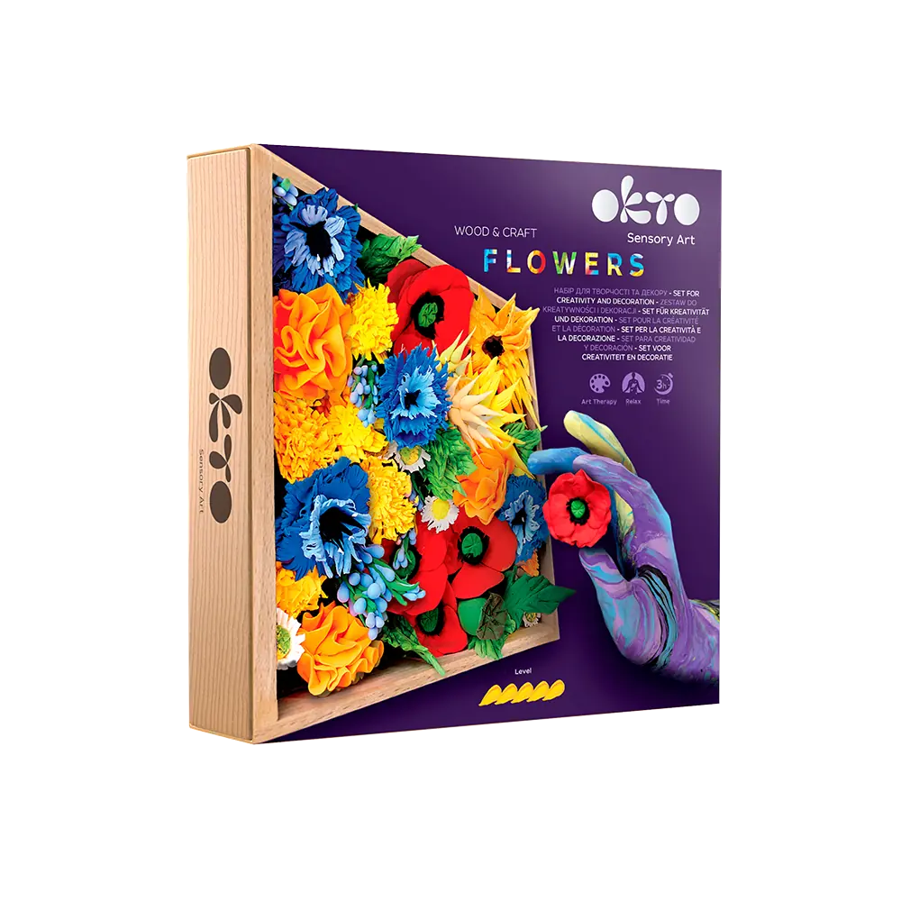 set Wood&Craft DIY "Flowers" FREEDOM