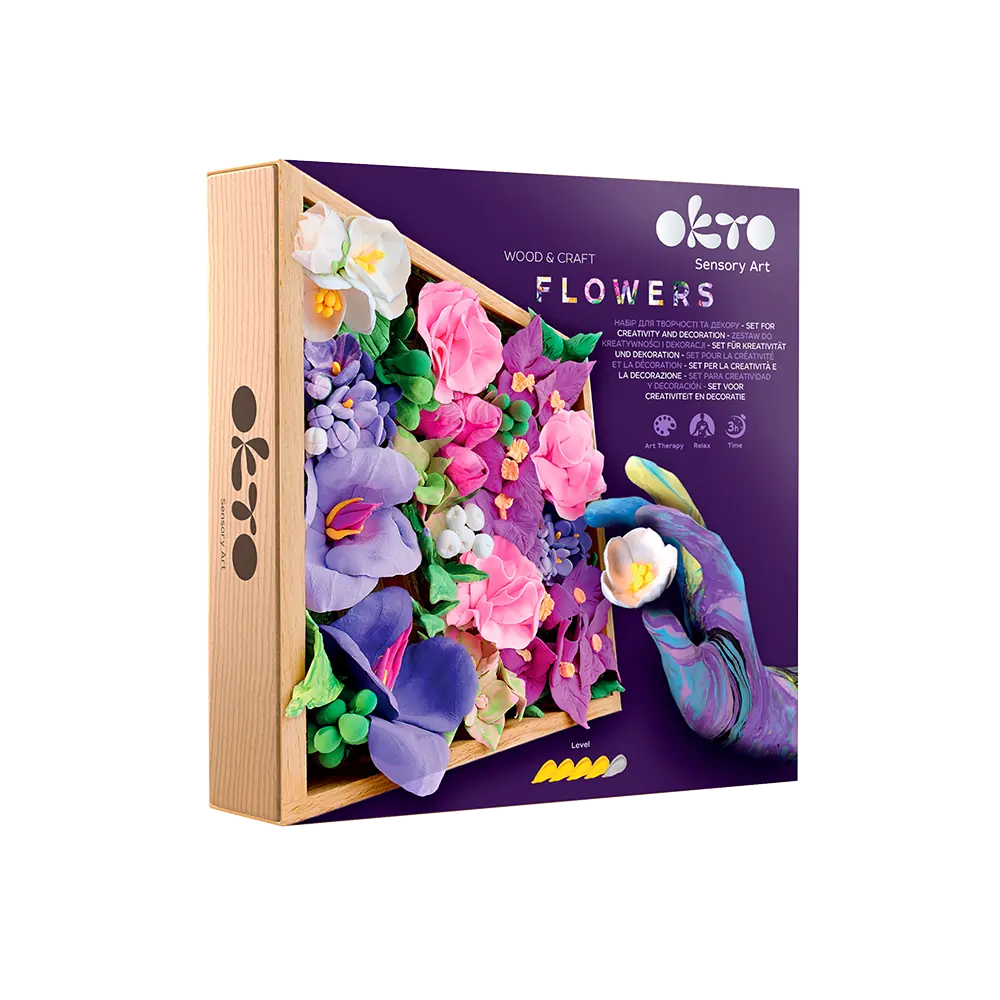 set Wood&Craft DIY "Flowers" INSPIRATION
