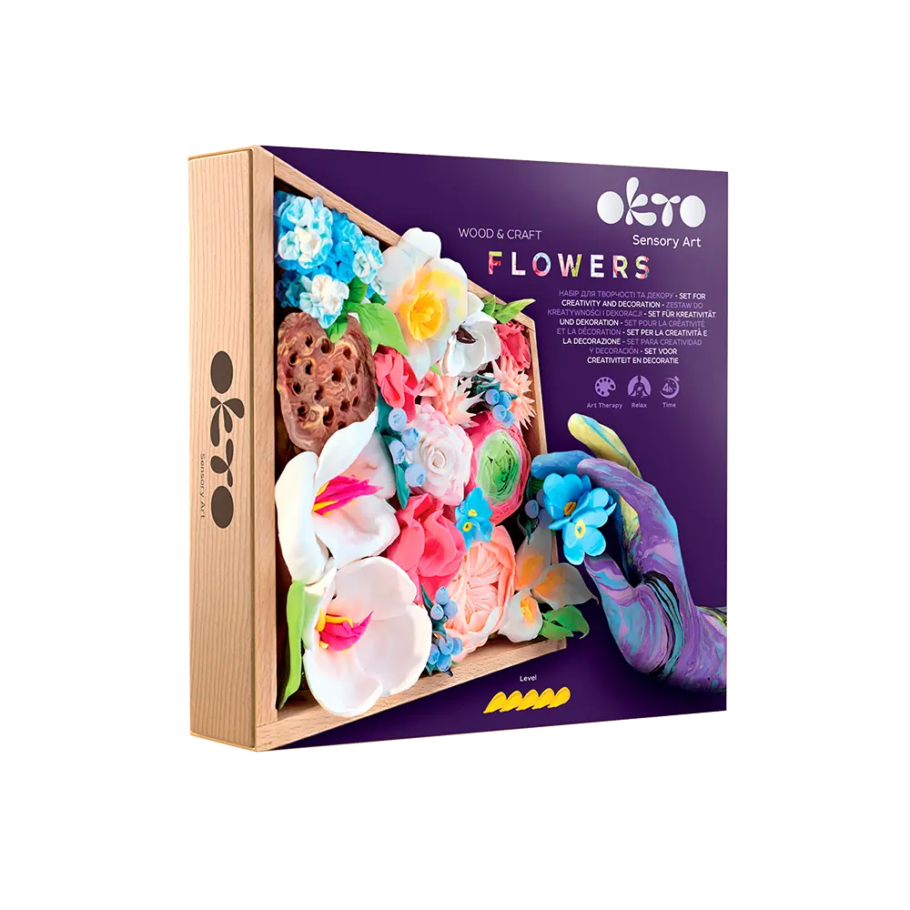set Wood&Craft DIY "Flowers" ROMANCE