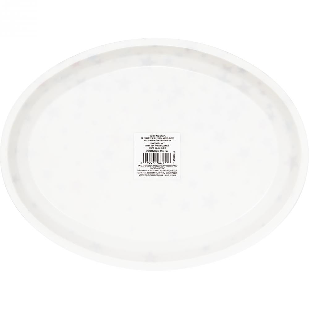 Bulk Patriotic Fourth of July Plastic Trays (12 per Case)