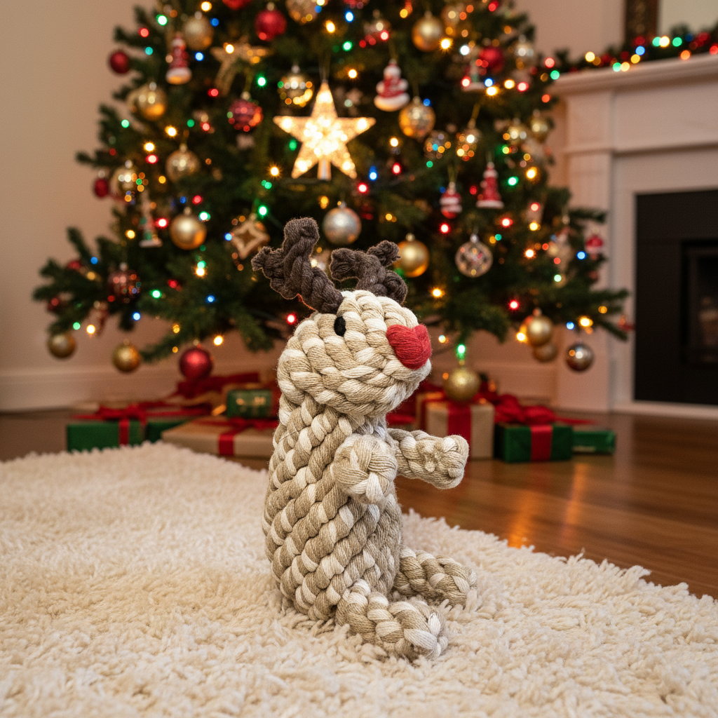 Christmas Deer Pet Toys