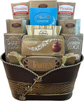Chocolate Treats Gift Basket - Chocolate Candy Gift Baskets for Special Occasions Christmas Baskets, Birthday Gifts, Graduation Gifts, and Other Events, Gifts for Women and Men - Ships Free Within Canada on Orders Above CAD $199