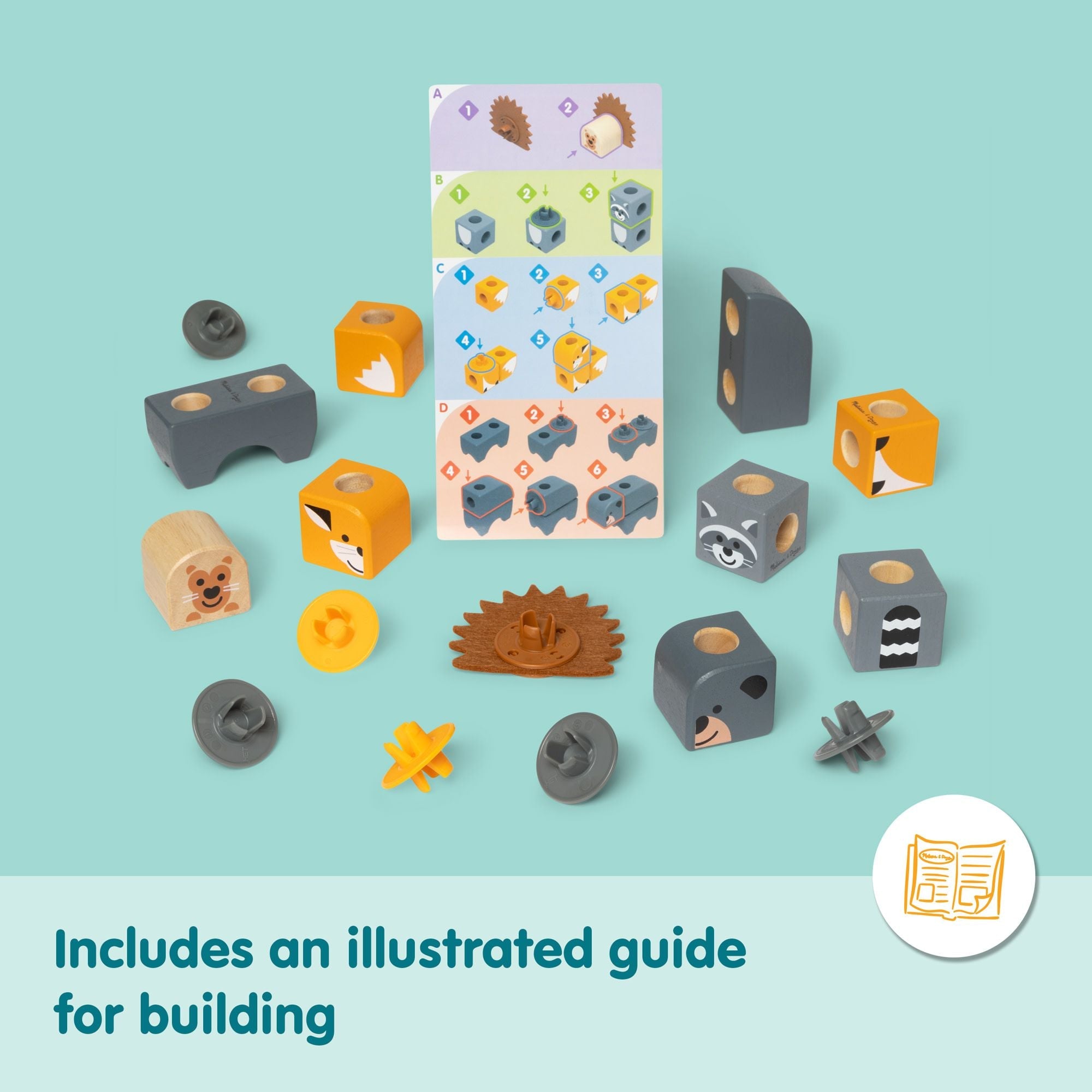 Melissa & Doug - Blockables Woodland Building