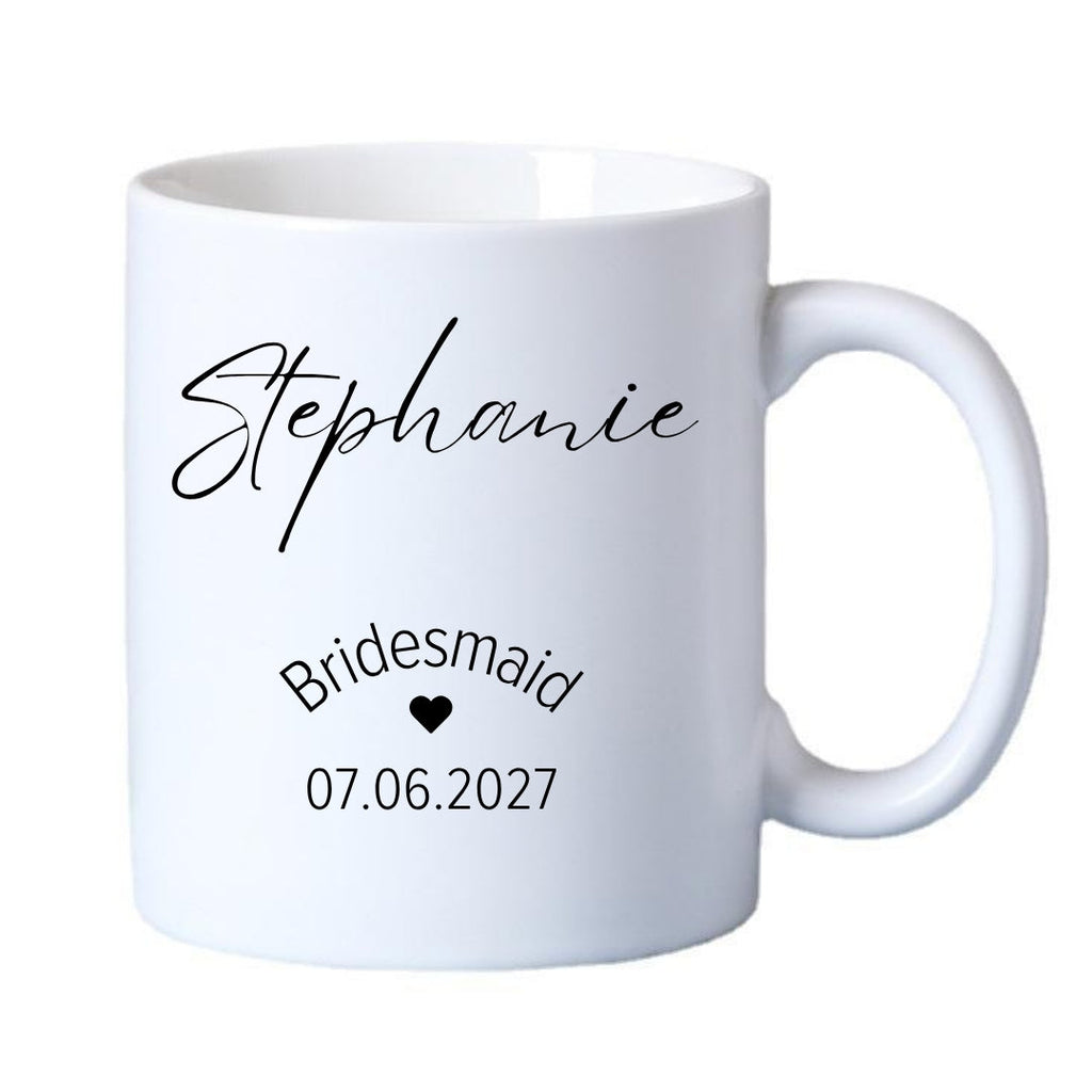 Personalised Bridesmaid Mug Gift | Bridesmaid Wedding Gift
