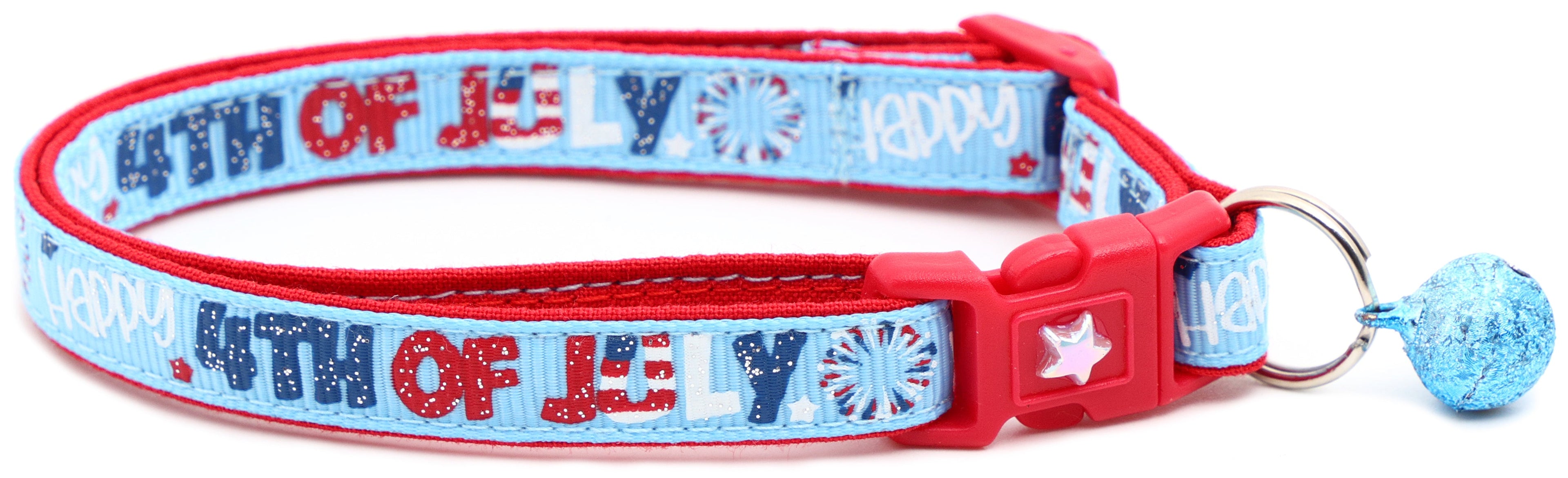 Happy Fourth of July Breakaway Cat Collar