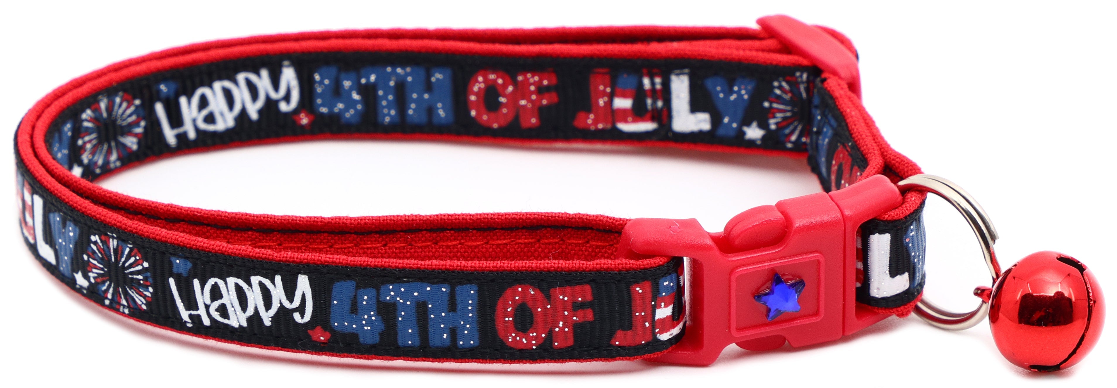 Happy Fourth of July Breakaway Cat Collar
