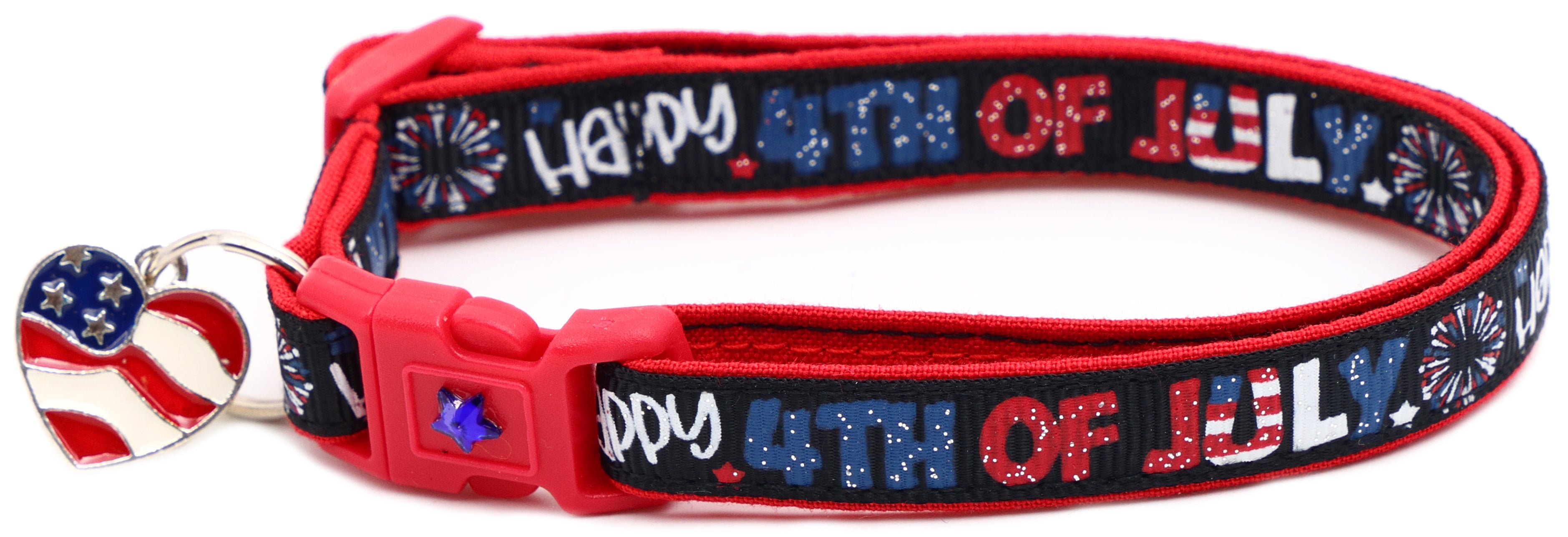Happy Fourth of July Breakaway Cat Collar