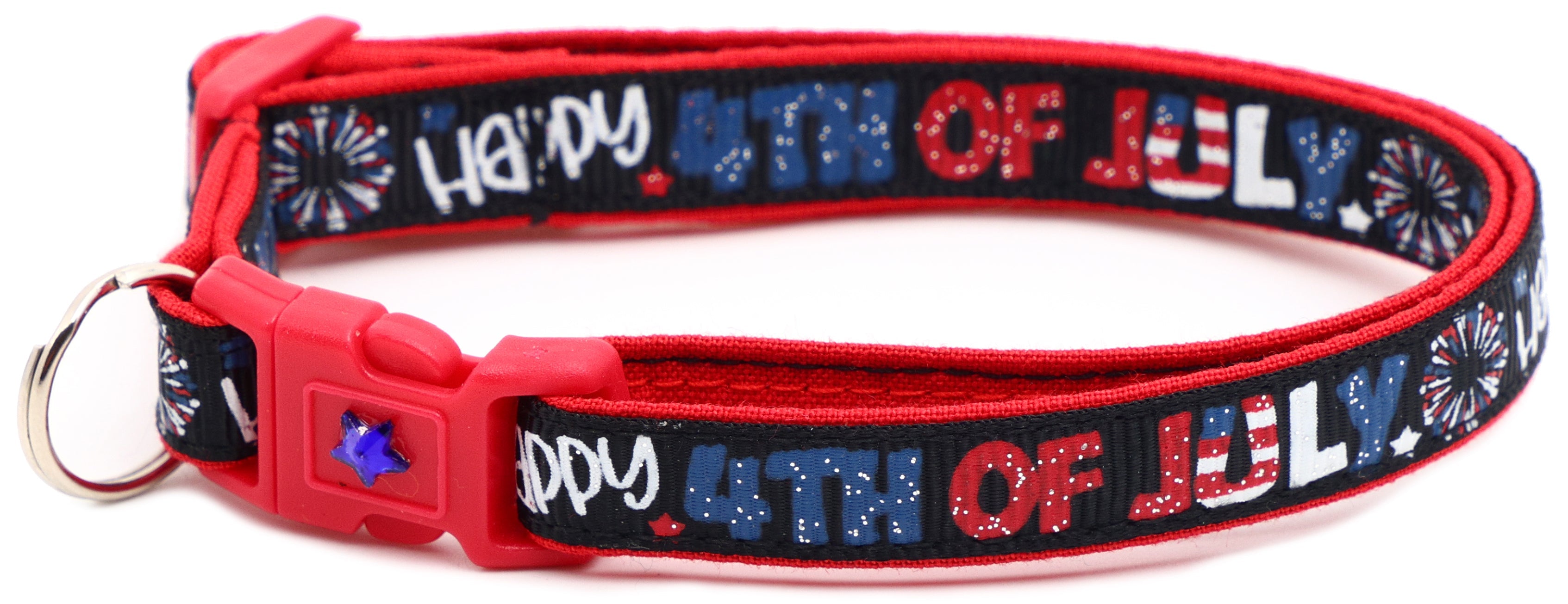 Happy Fourth of July Breakaway Cat Collar