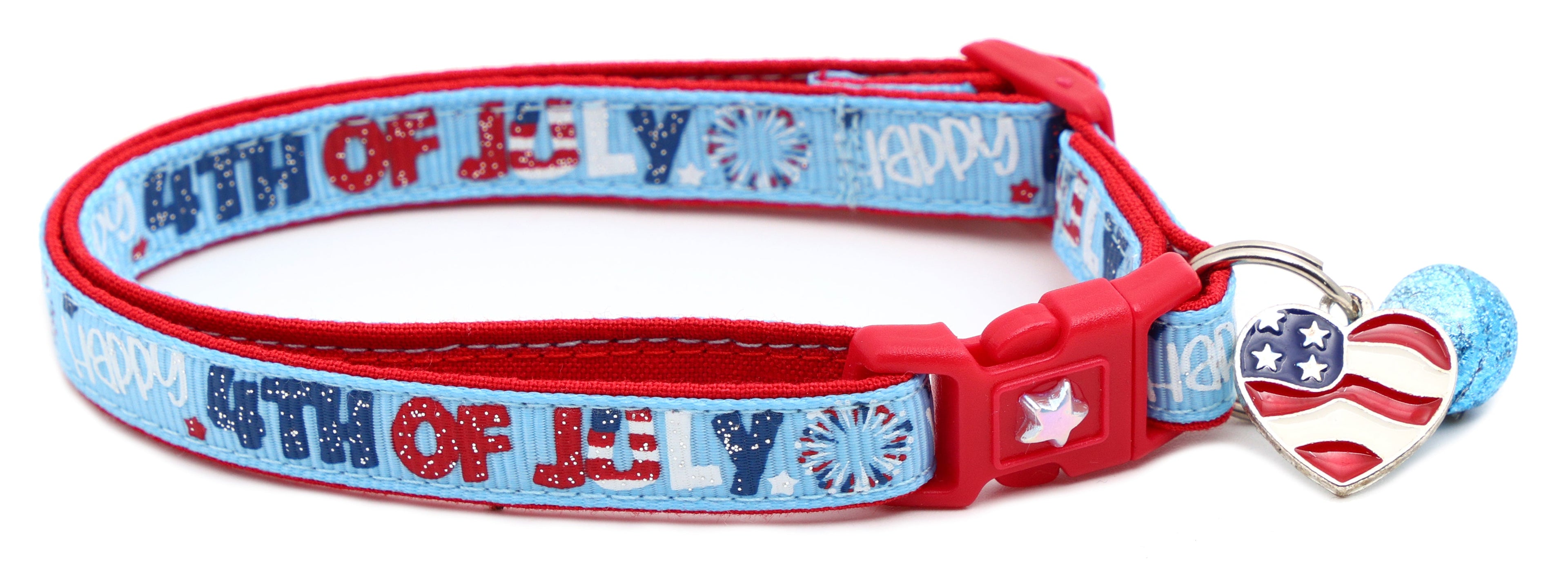 Happy Fourth of July Breakaway Cat Collar