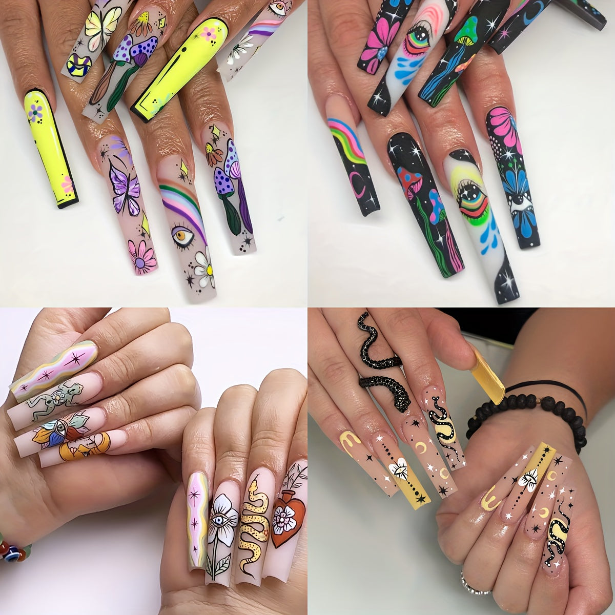 Coffin Press-On Nails