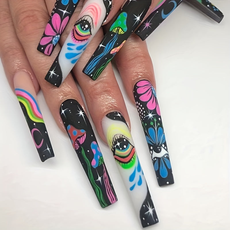 Coffin Press-On Nails