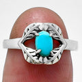 Oval Natural Gemstone Tribal Ring 925 Sterling Silver Handmade Jewelry DGR1144 R-1745