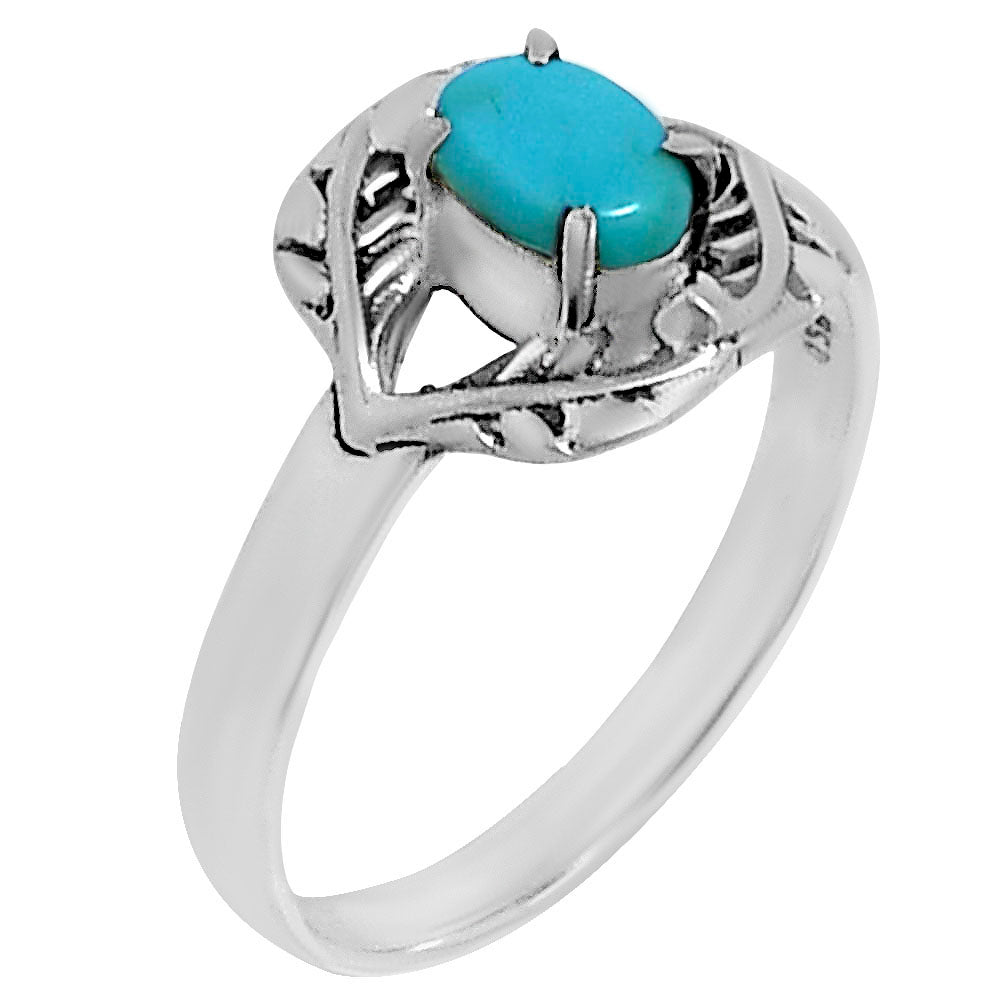Oval Natural Gemstone Tribal Ring 925 Sterling Silver Handmade Jewelry DGR1144 R-1745