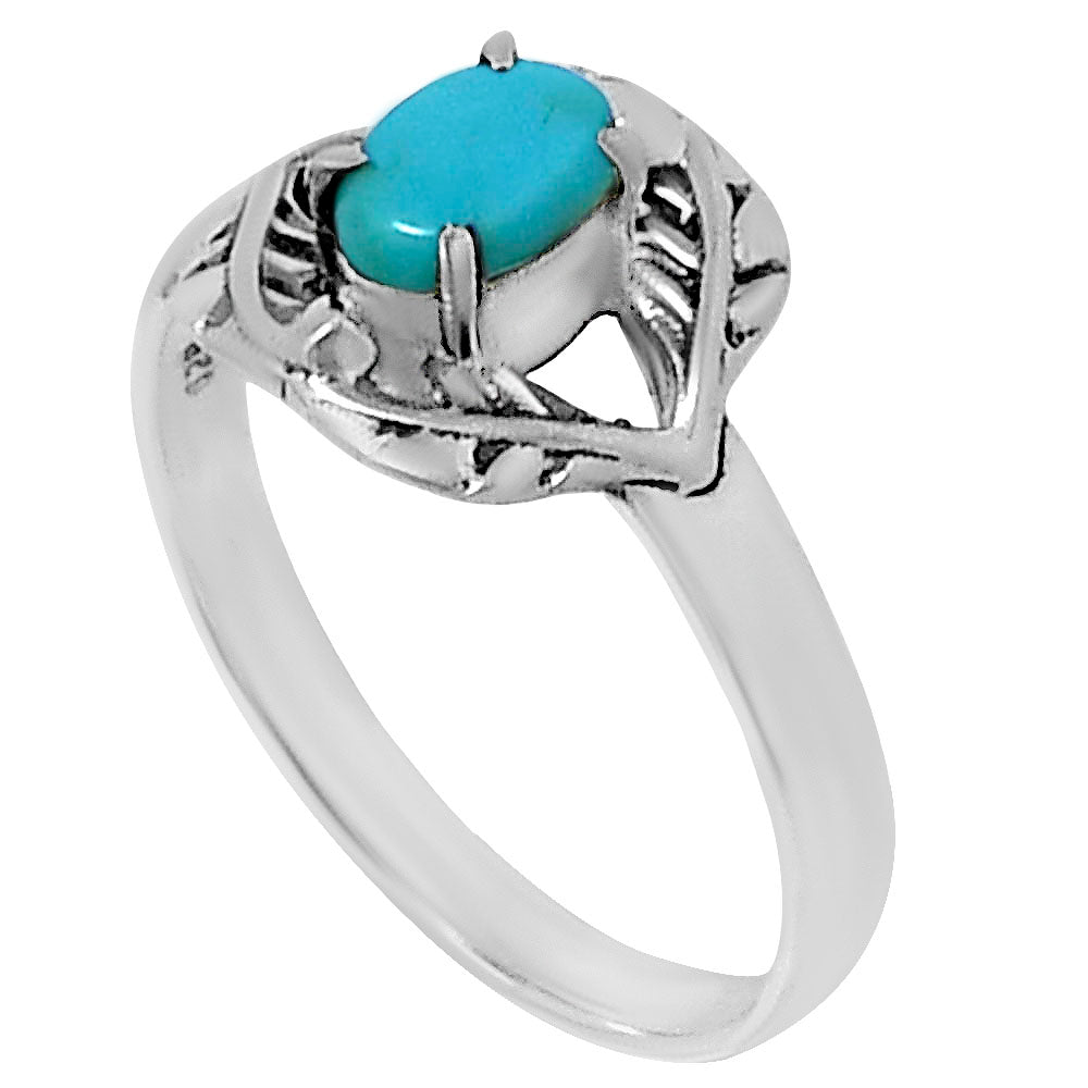 Oval Natural Gemstone Tribal Ring 925 Sterling Silver Handmade Jewelry DGR1144 R-1745
