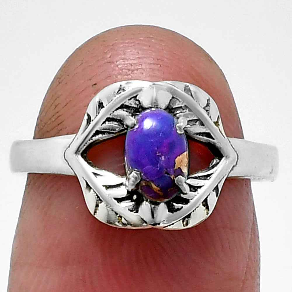Oval Natural Gemstone Tribal Ring 925 Sterling Silver Handmade Jewelry DGR1144 R-1745
