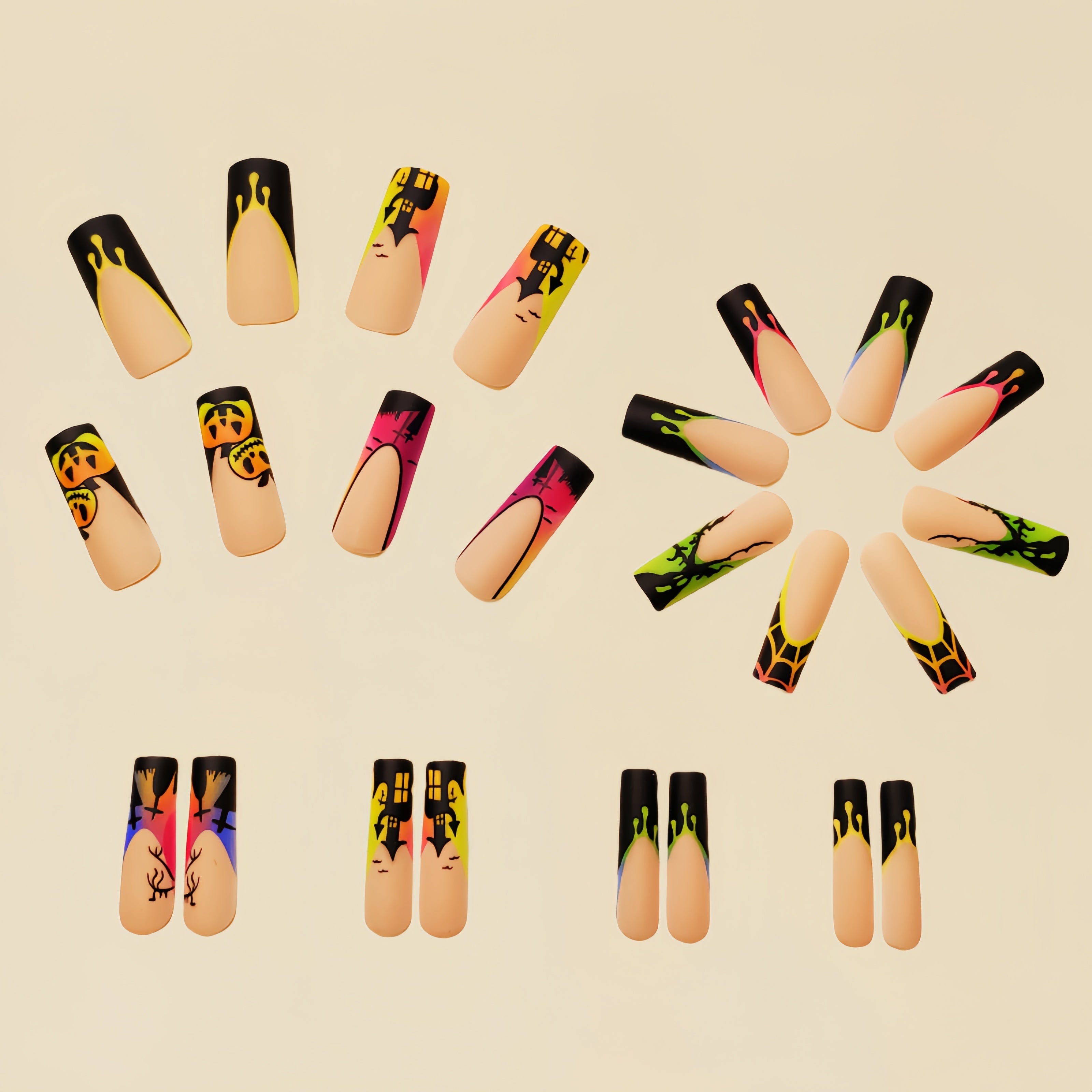 Halloween Press-On Nails