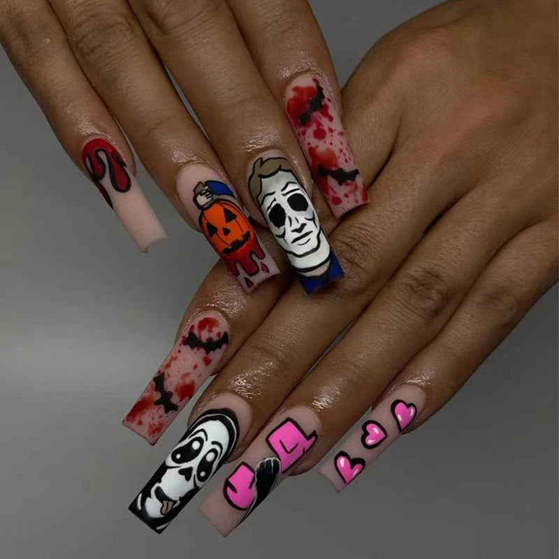 Halloween Press-On Nails