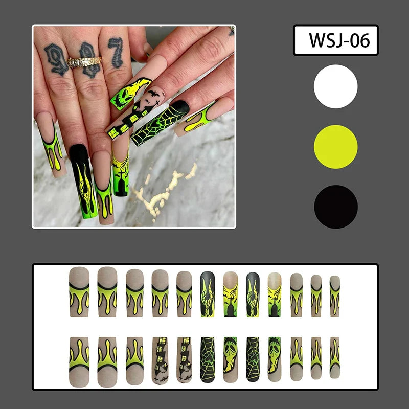 Halloween Press-On Nails