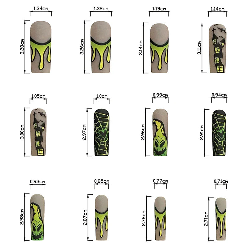 Halloween Press-On Nails