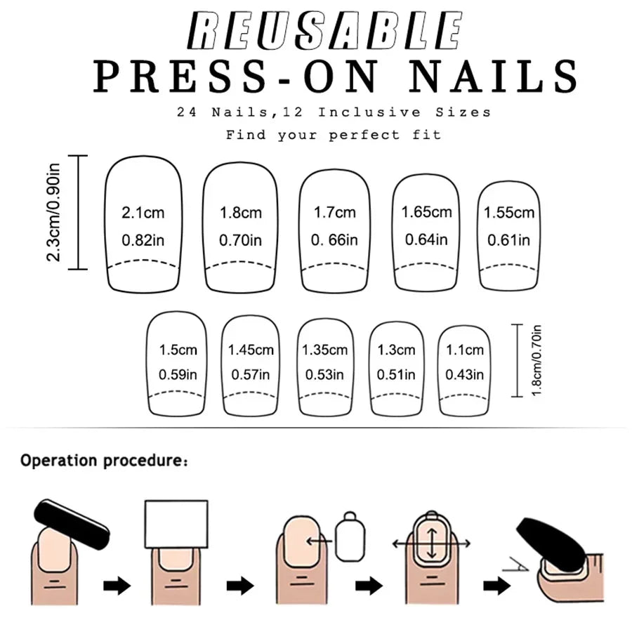 Halloween Pumpkin Press-On Nails