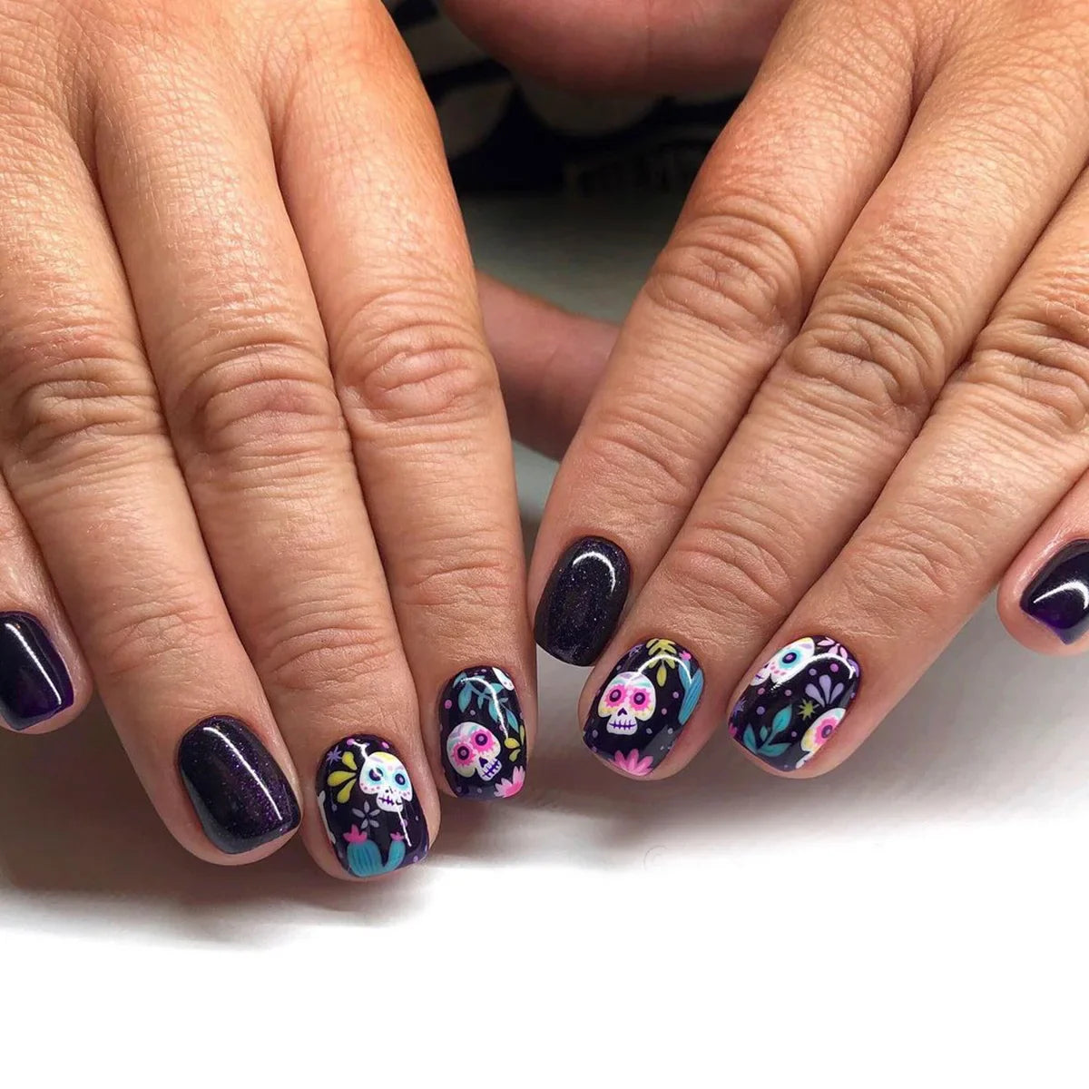 Halloween Pumpkin Press-On Nails