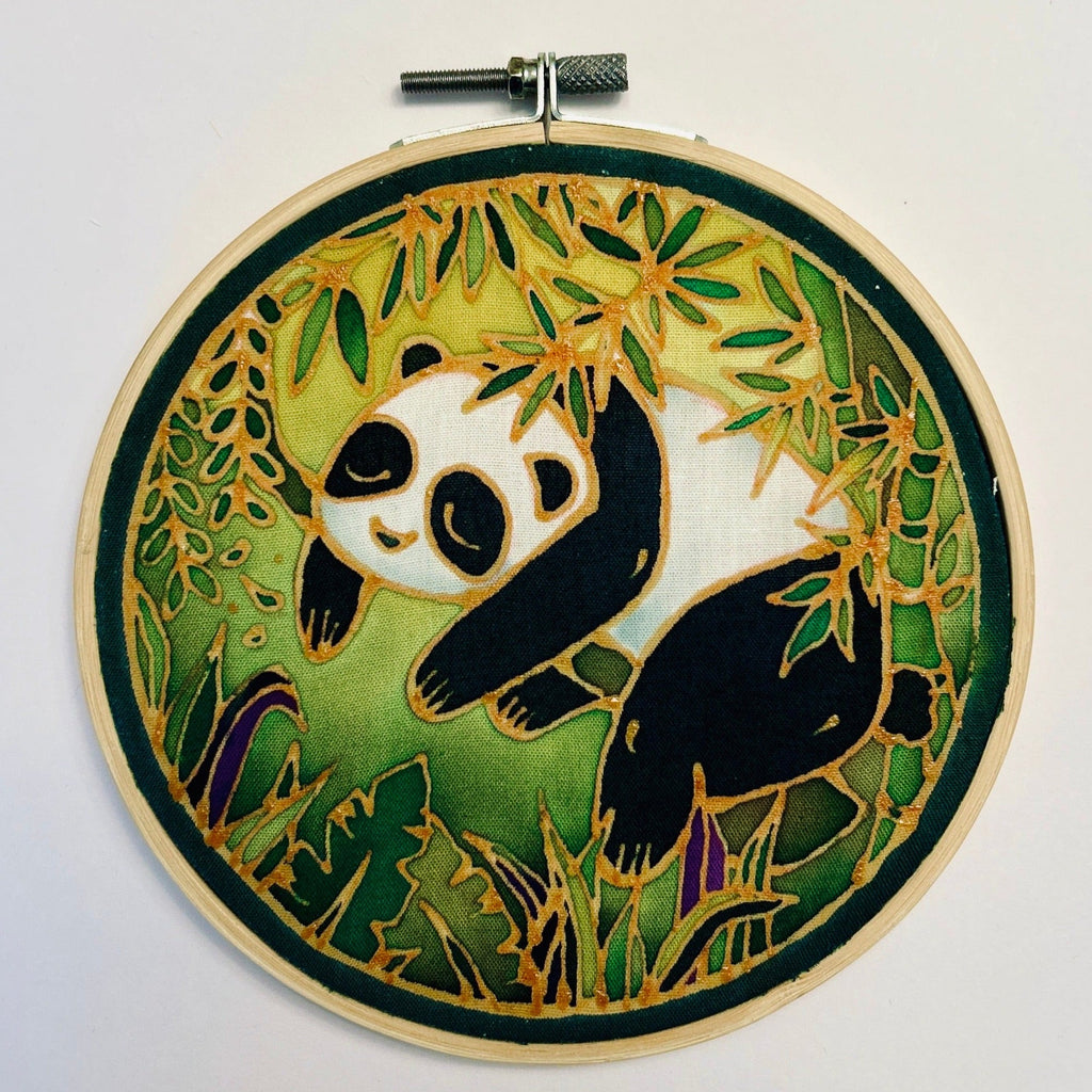Sleepy Panda DIY Batik Craft Kit – Authentic Wax-Resist Textile Art for Beginners