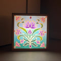 Batik Lamp Kit – Night Lotus | Hand-Waxed DIY Craft Kit