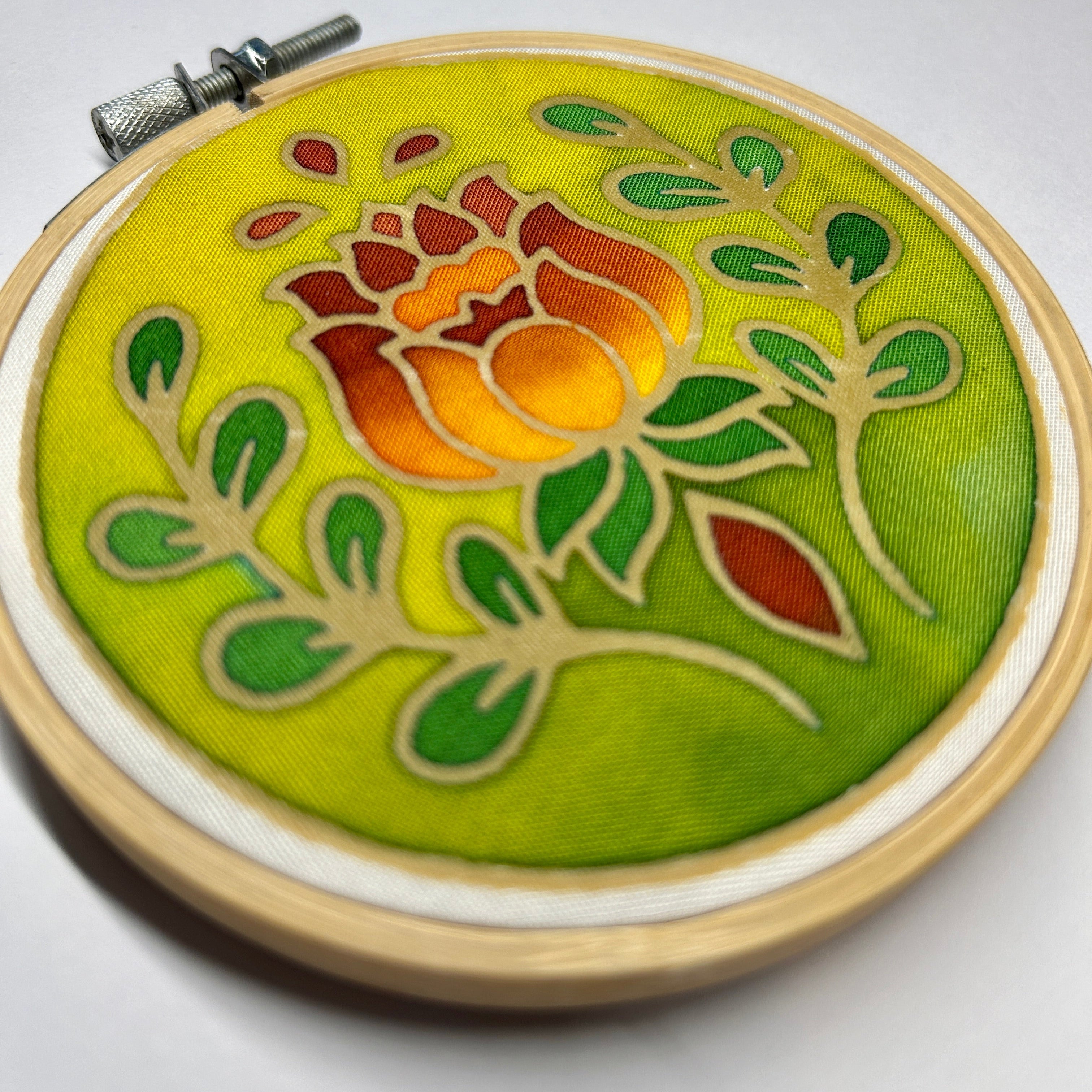 Mini Batik Craft Kit – Victorian Rose | Hand-Waxed DIY Craft Kit