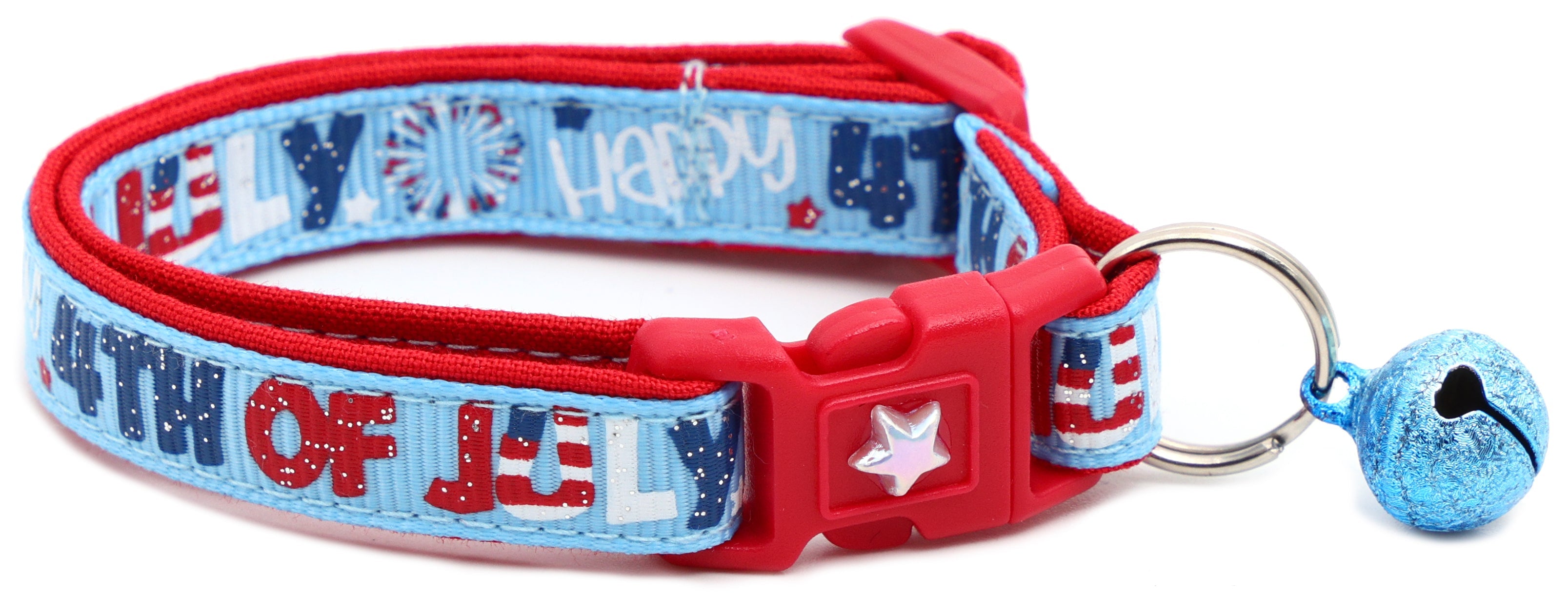 Happy Fourth of July Breakaway Cat Collar