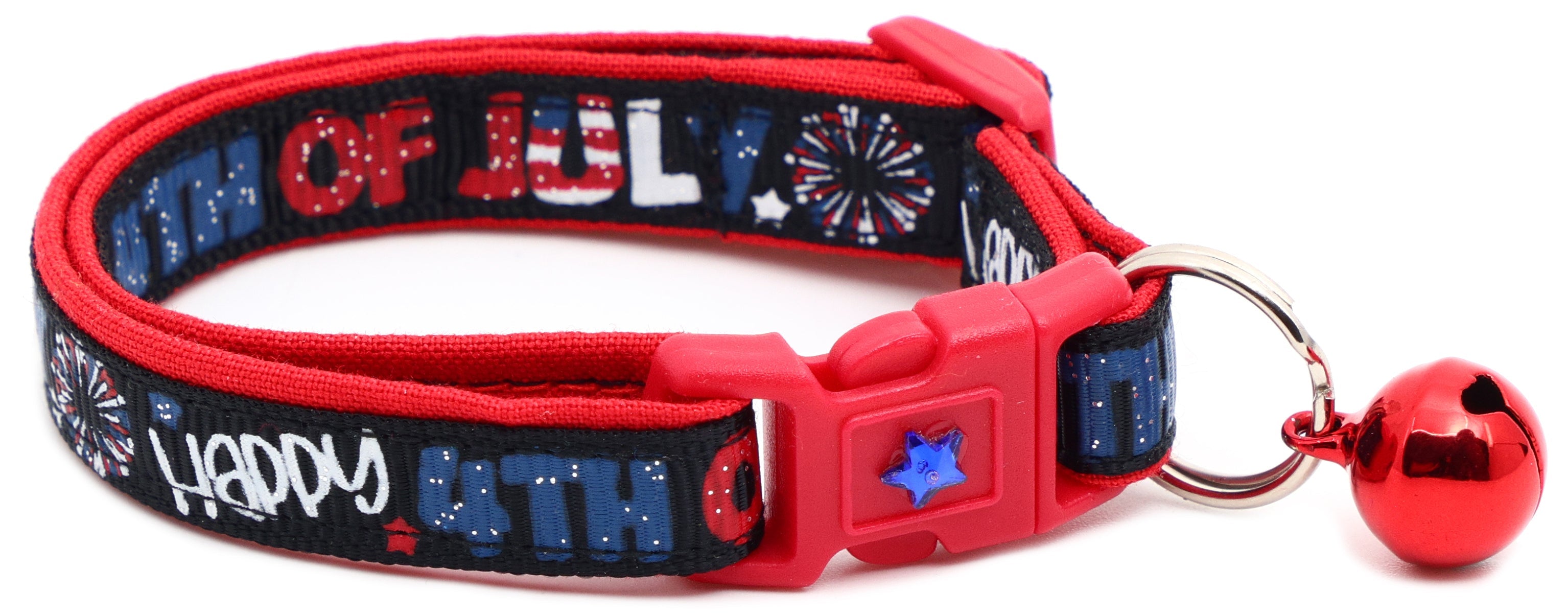 Happy Fourth of July Breakaway Cat Collar