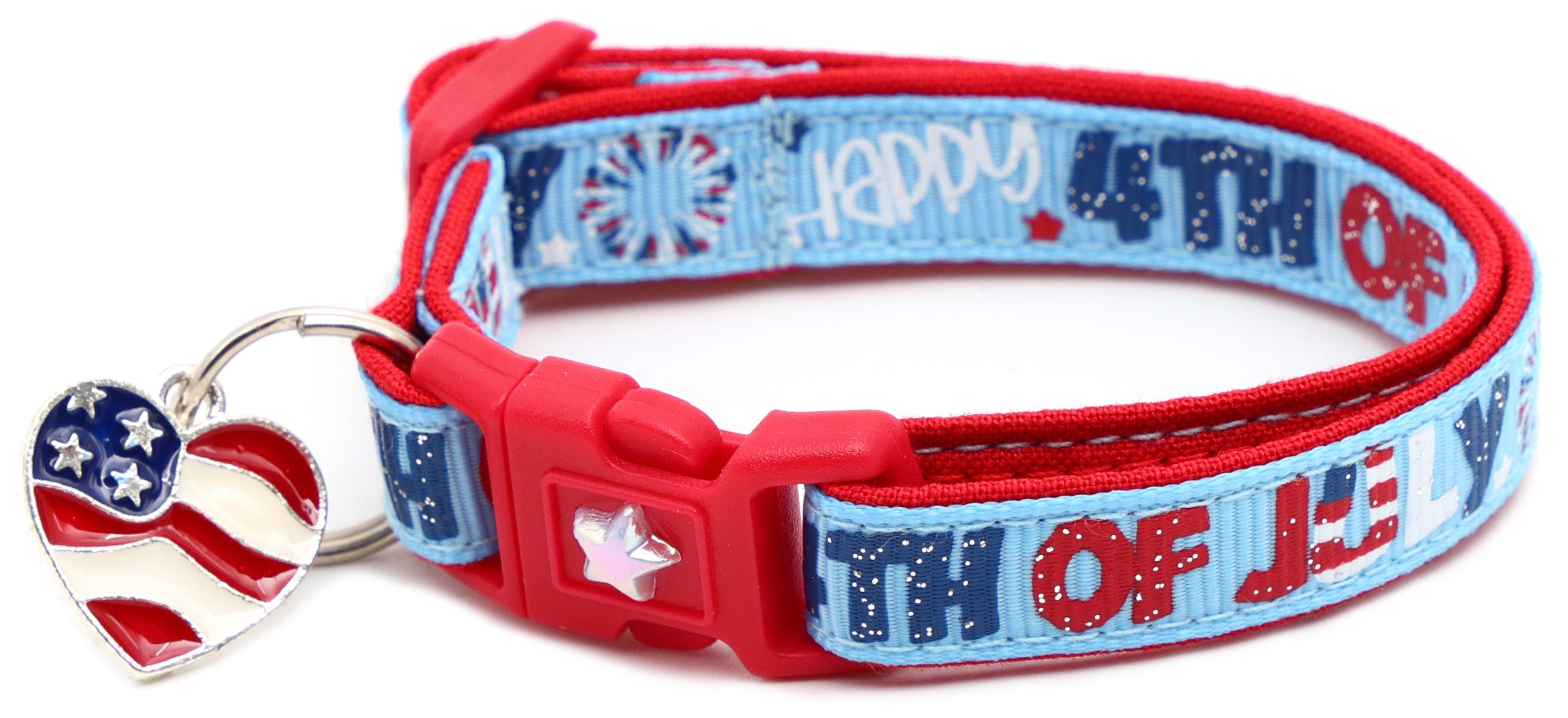 Happy Fourth of July Breakaway Cat Collar