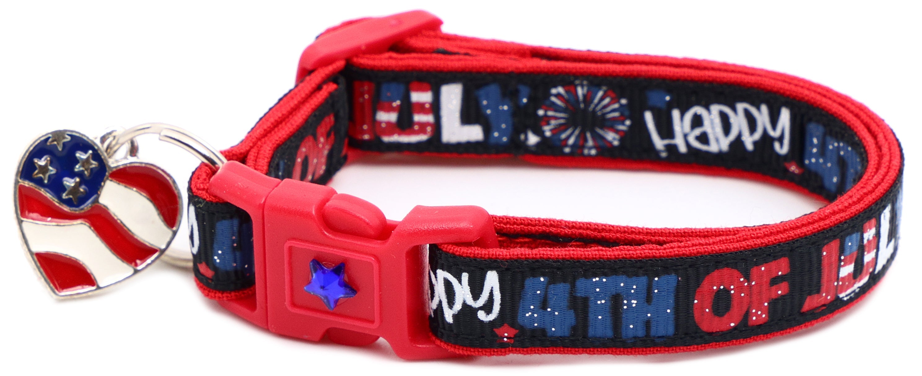 Happy Fourth of July Breakaway Cat Collar