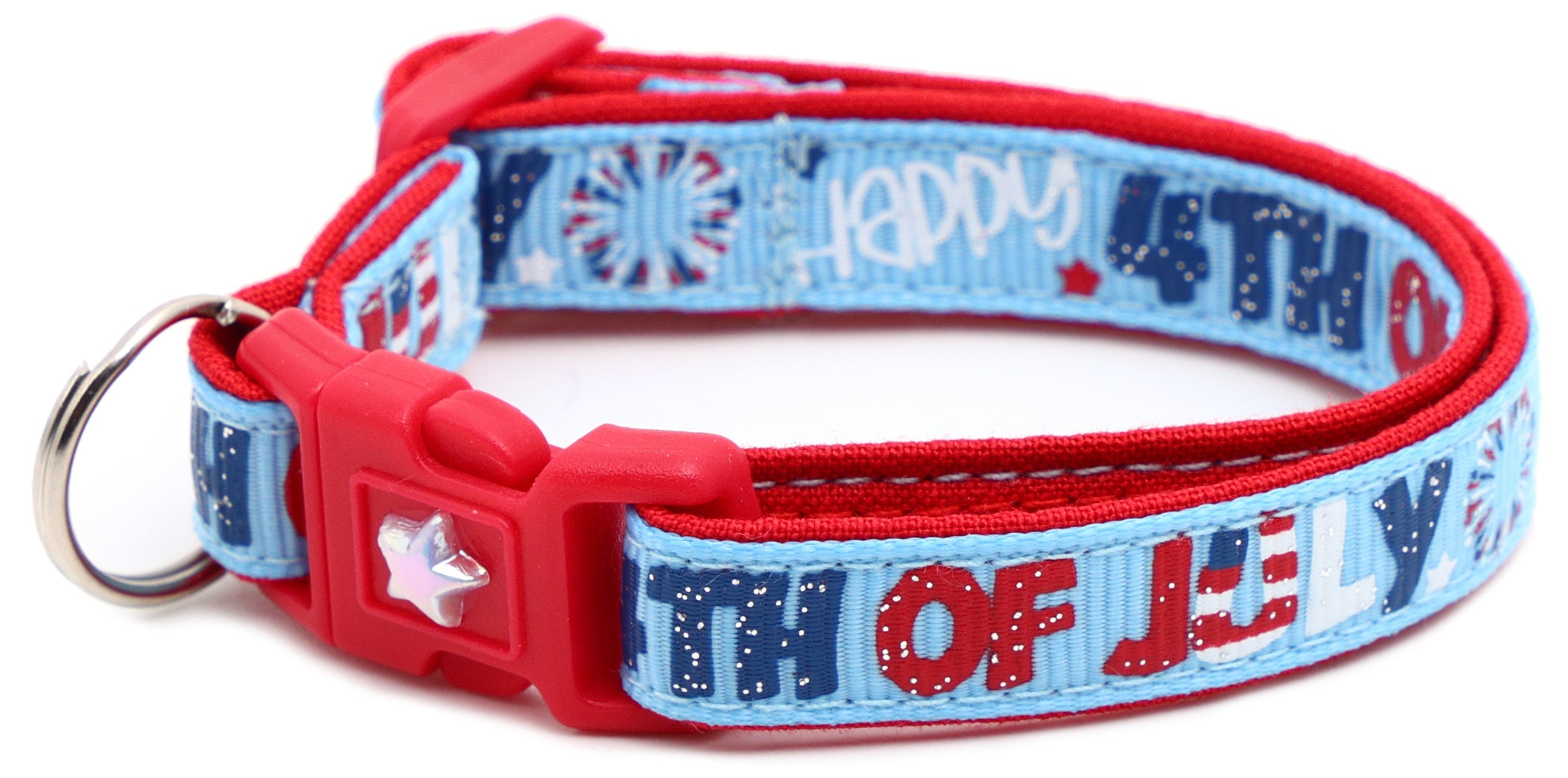 Happy Fourth of July Breakaway Cat Collar