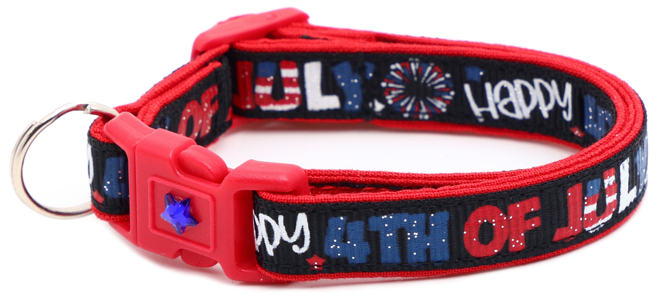 Happy Fourth of July Breakaway Cat Collar