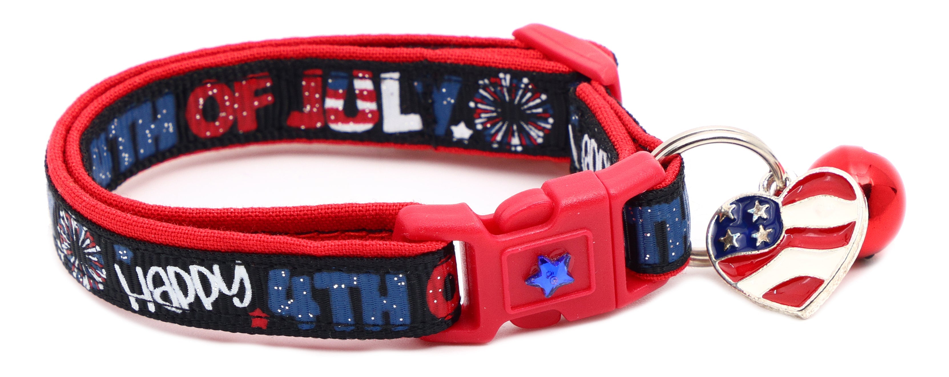 Happy Fourth of July Breakaway Cat Collar