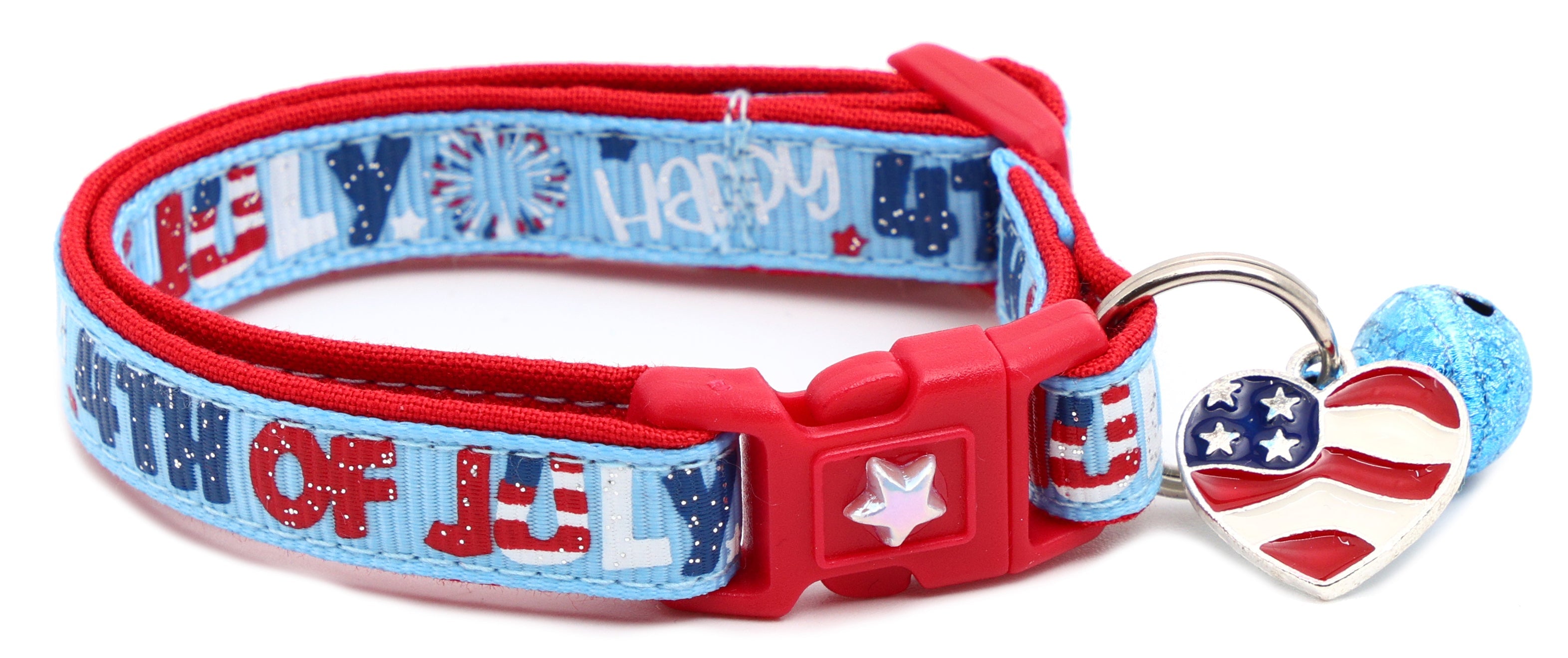 Happy Fourth of July Breakaway Cat Collar