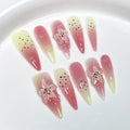Long Almond Press on Nails