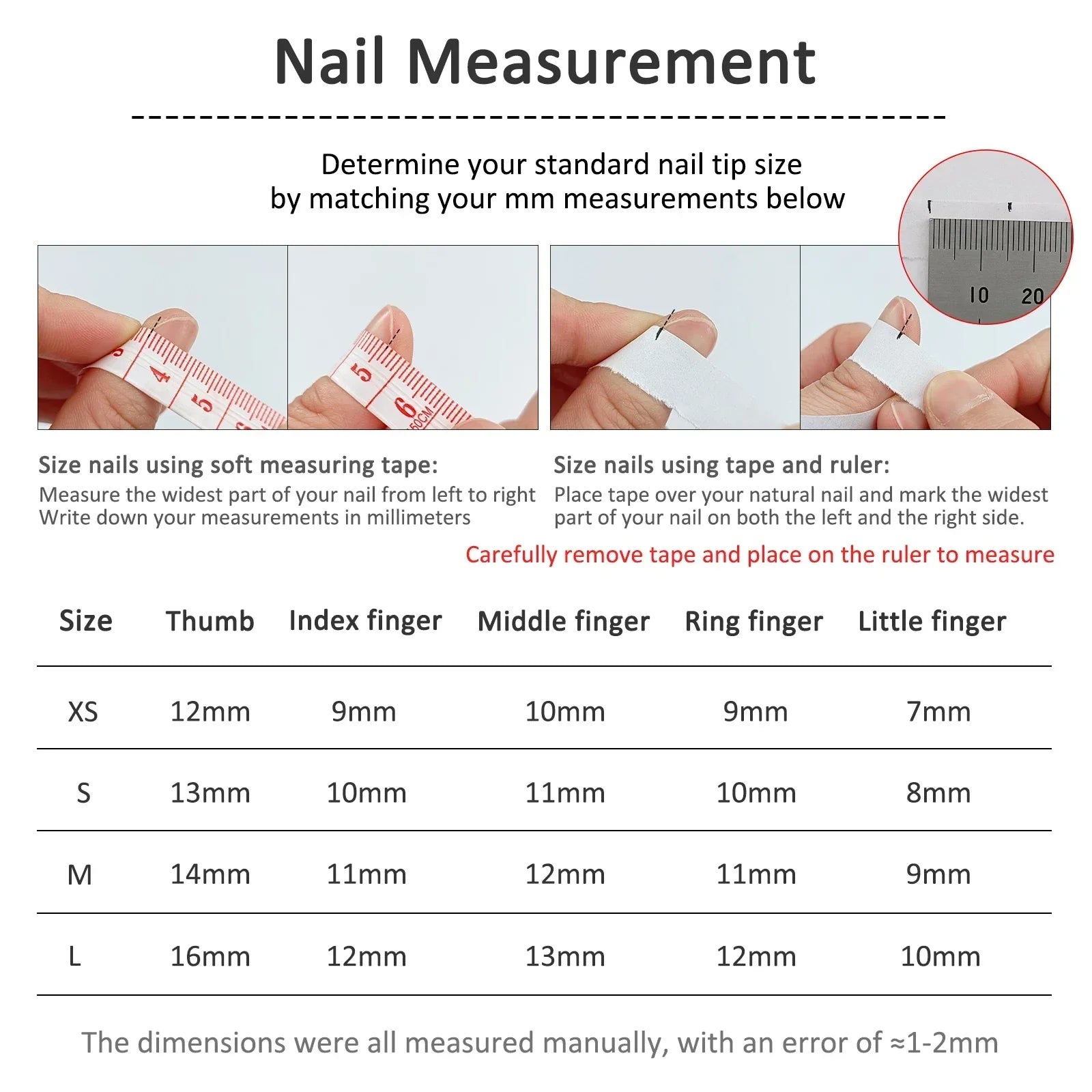 Long Almond Press on Nails