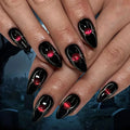 Purple Almond Press-On Nails