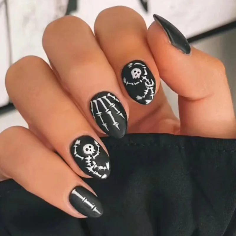 Halloween Pumpkin Press-On Nails