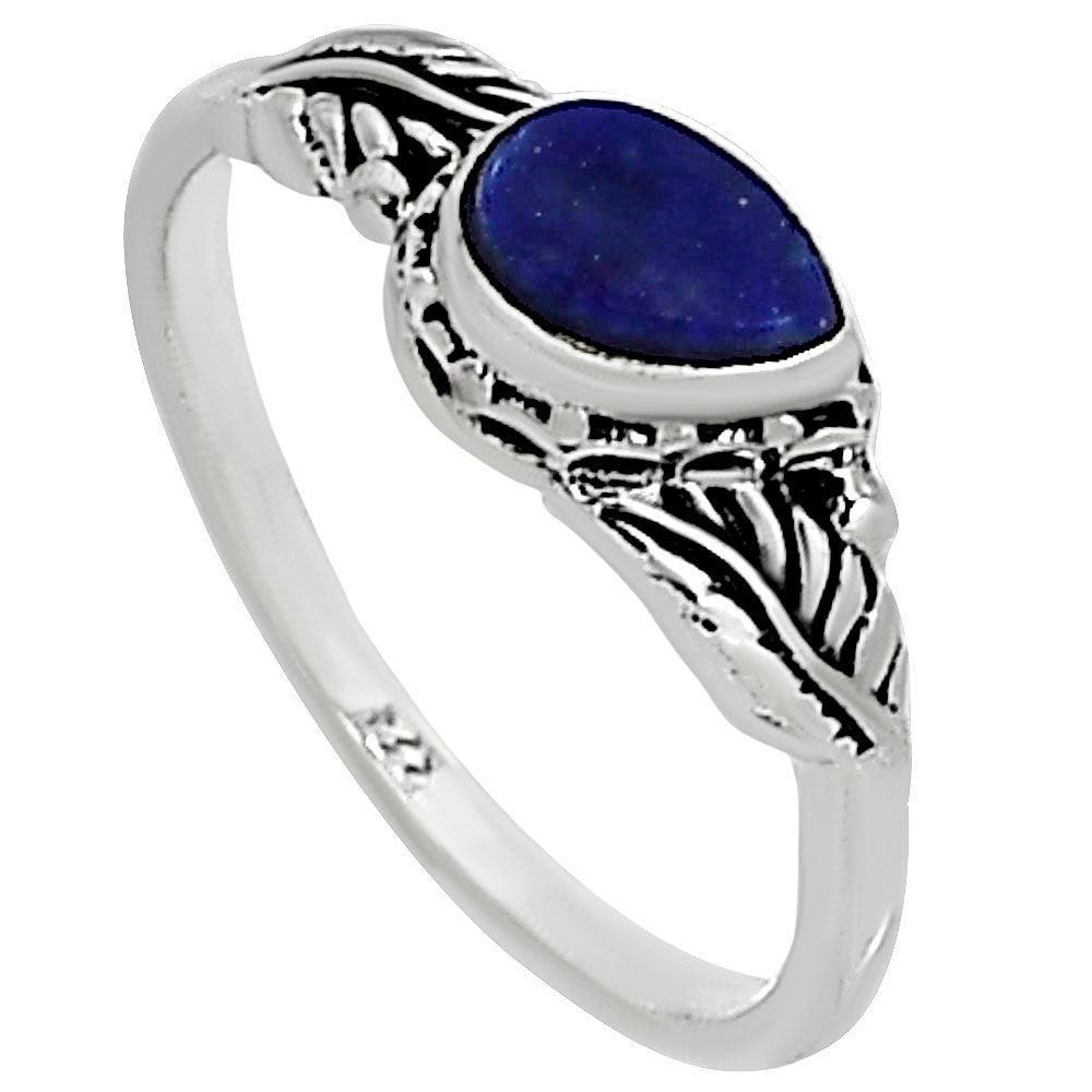 Lapis Lazuli Ring size-8 R-1404 SDR254554