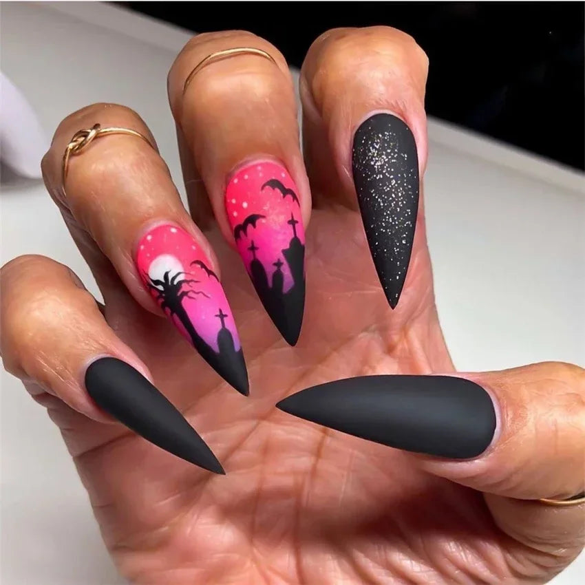 Spooktacular Press-On Nails