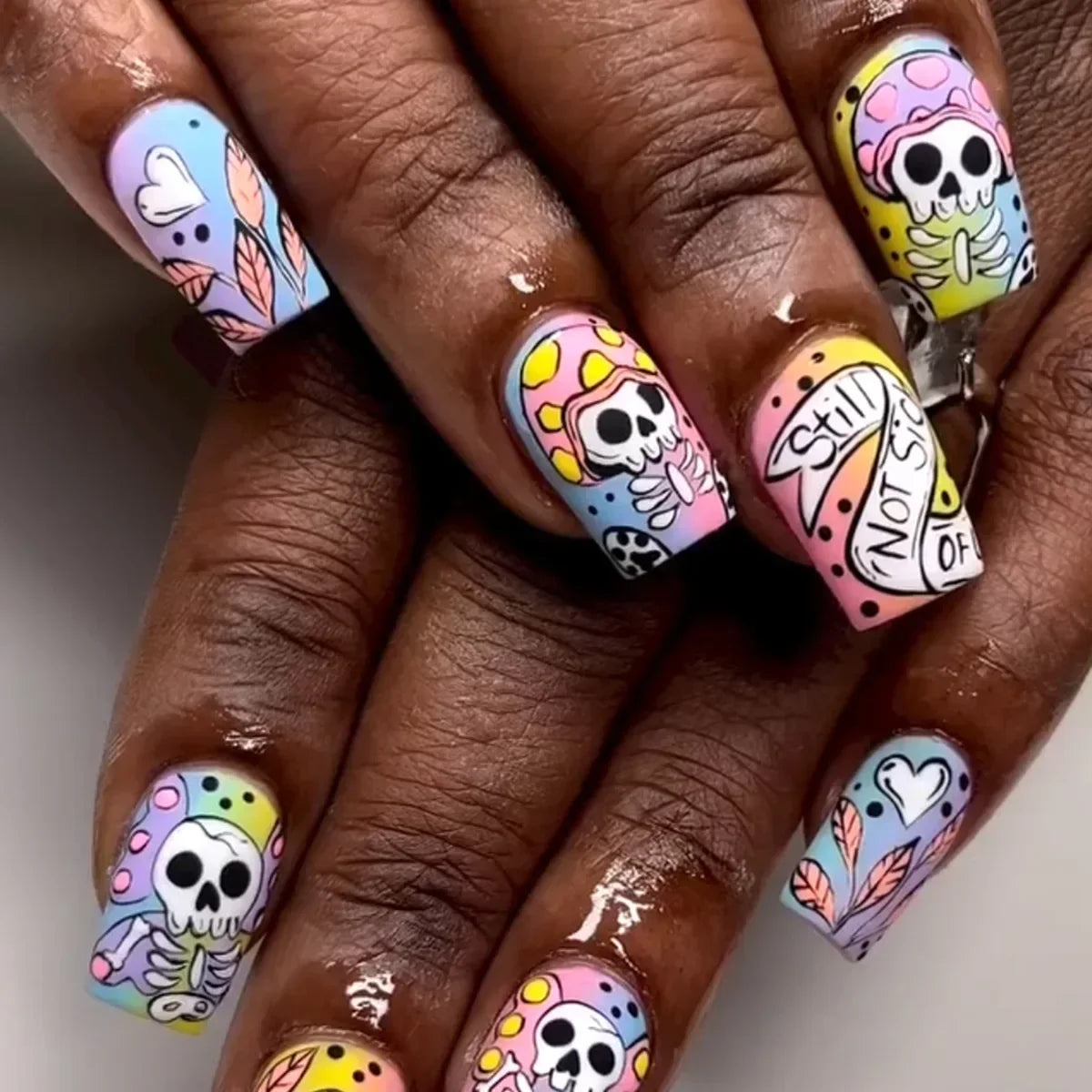 Spooky Press-On Nails