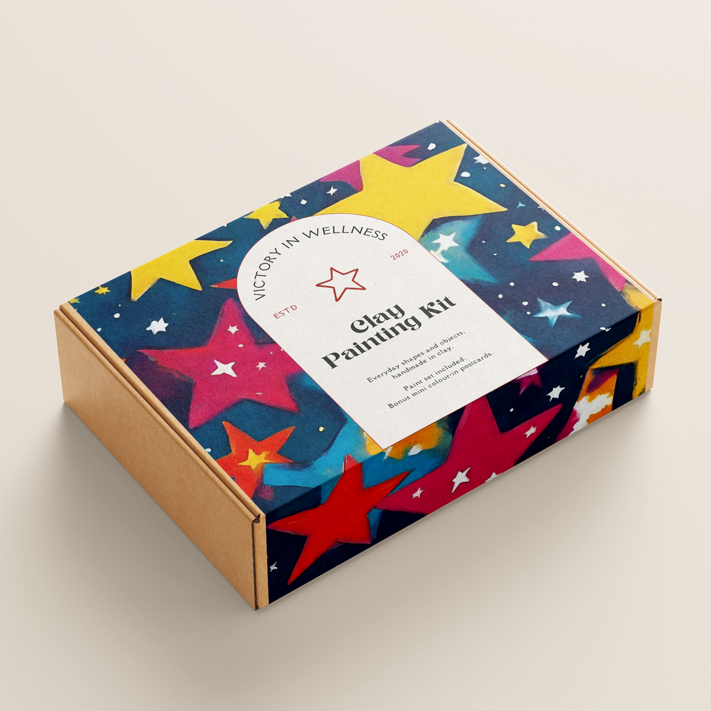 Cute aesthetic collection, Star Dish, Craft Kit, Trinket Dish, Paint Kit, Retro Craft Kit