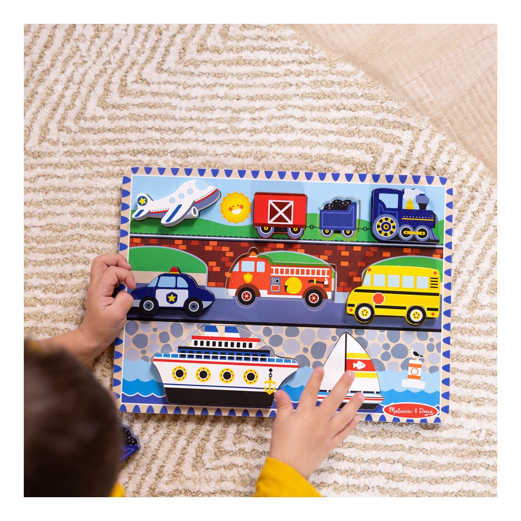 Melissa & Doug - Vehicle Chunky Puzzle