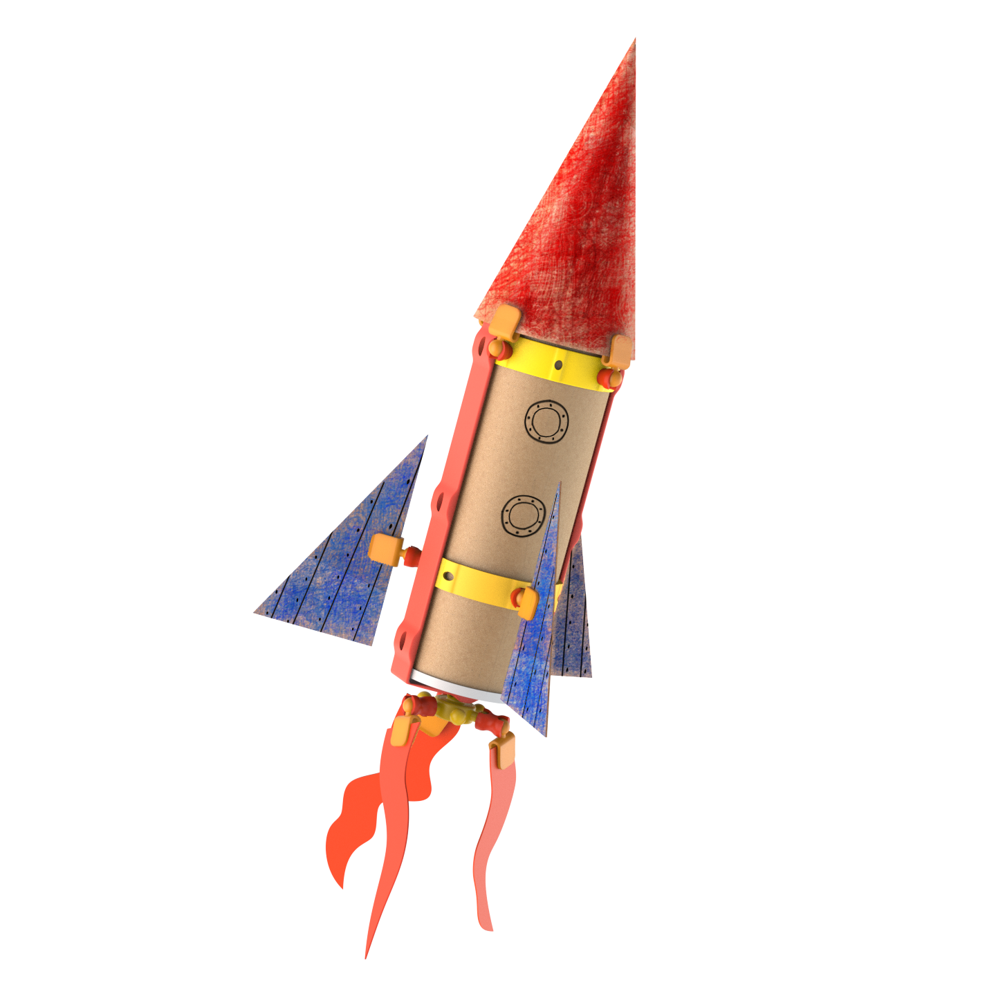 Oddy Arts and Crafts Spaceship Building Kit